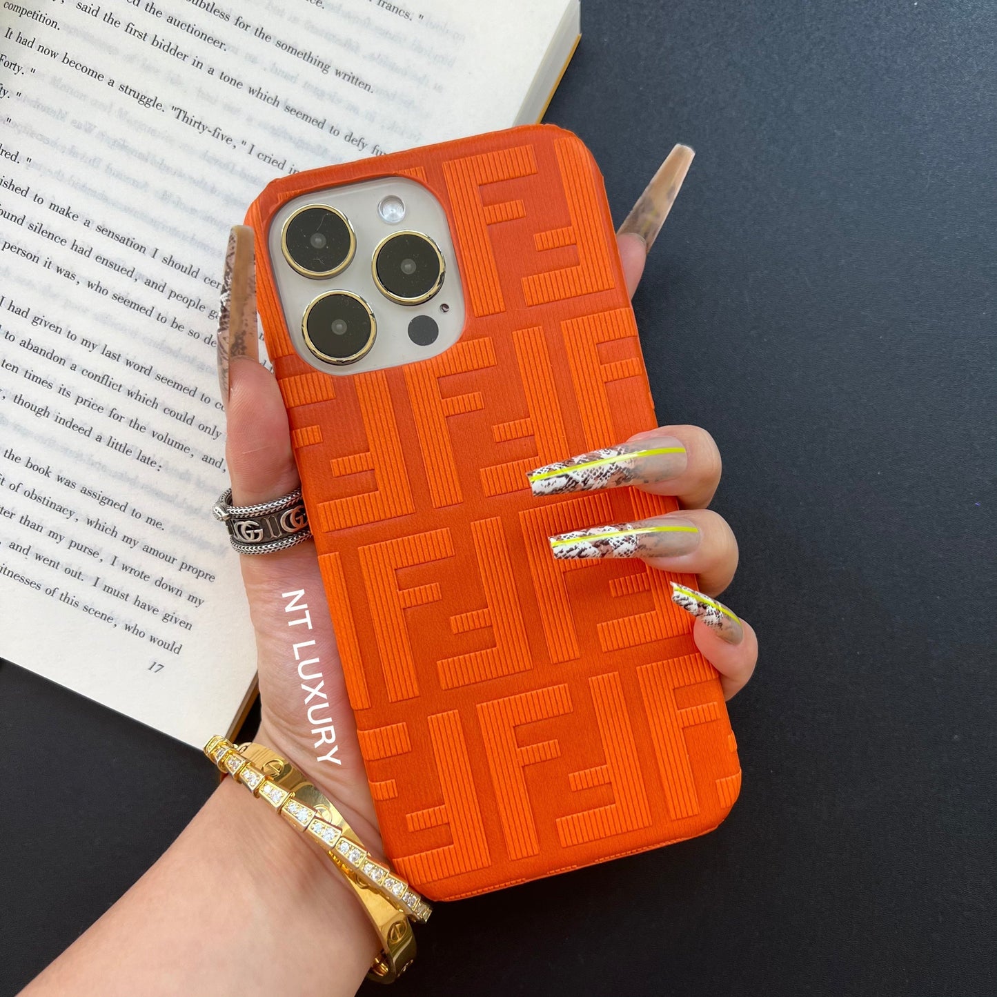 Bunte Spaß Samsung Hülle (Orange)