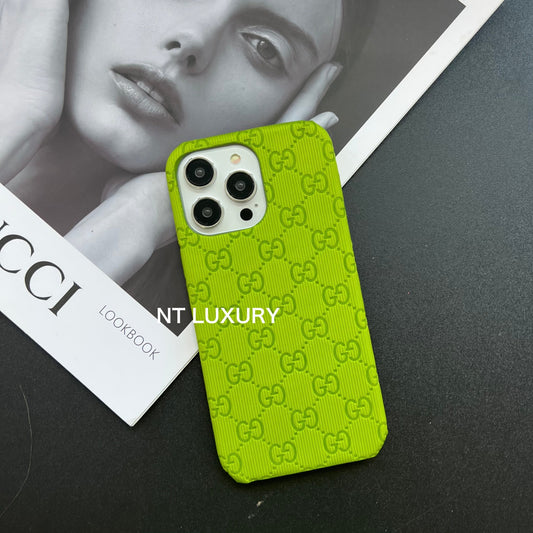 Coque de téléphone colorée et bien conçue (vert clair)