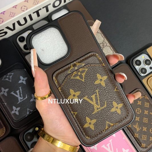 Magsafe Card Pocket Design Phone Case (Big Love)
