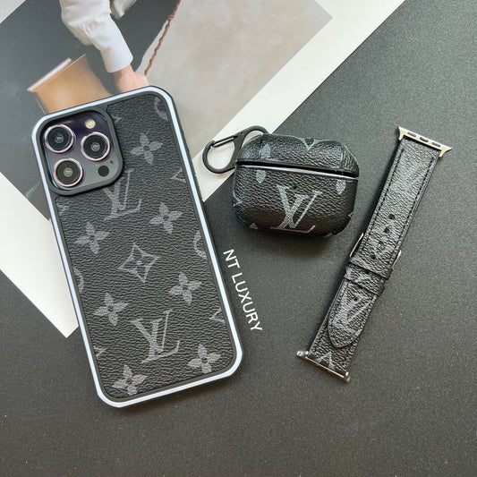 Traditional Touch Airpods Case (Black Love)