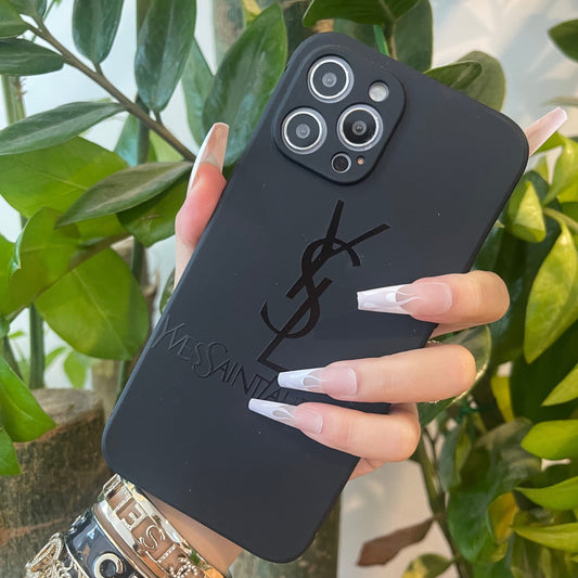 Coque de téléphone noire tendance