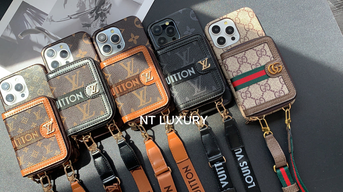 Einzigartige Handtaschen-Handyhülle mit Streifen (3er-Set)