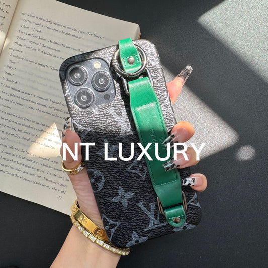 Traditionelle Handy-Gürteltasche aus Leder (Liebe)