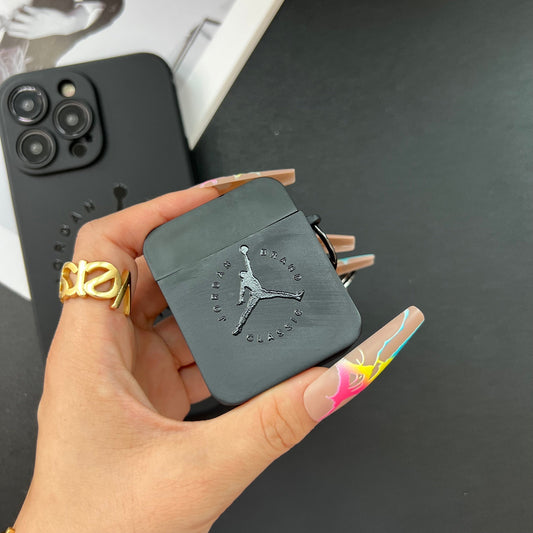 Black Trendy Airpods Case ( Man )