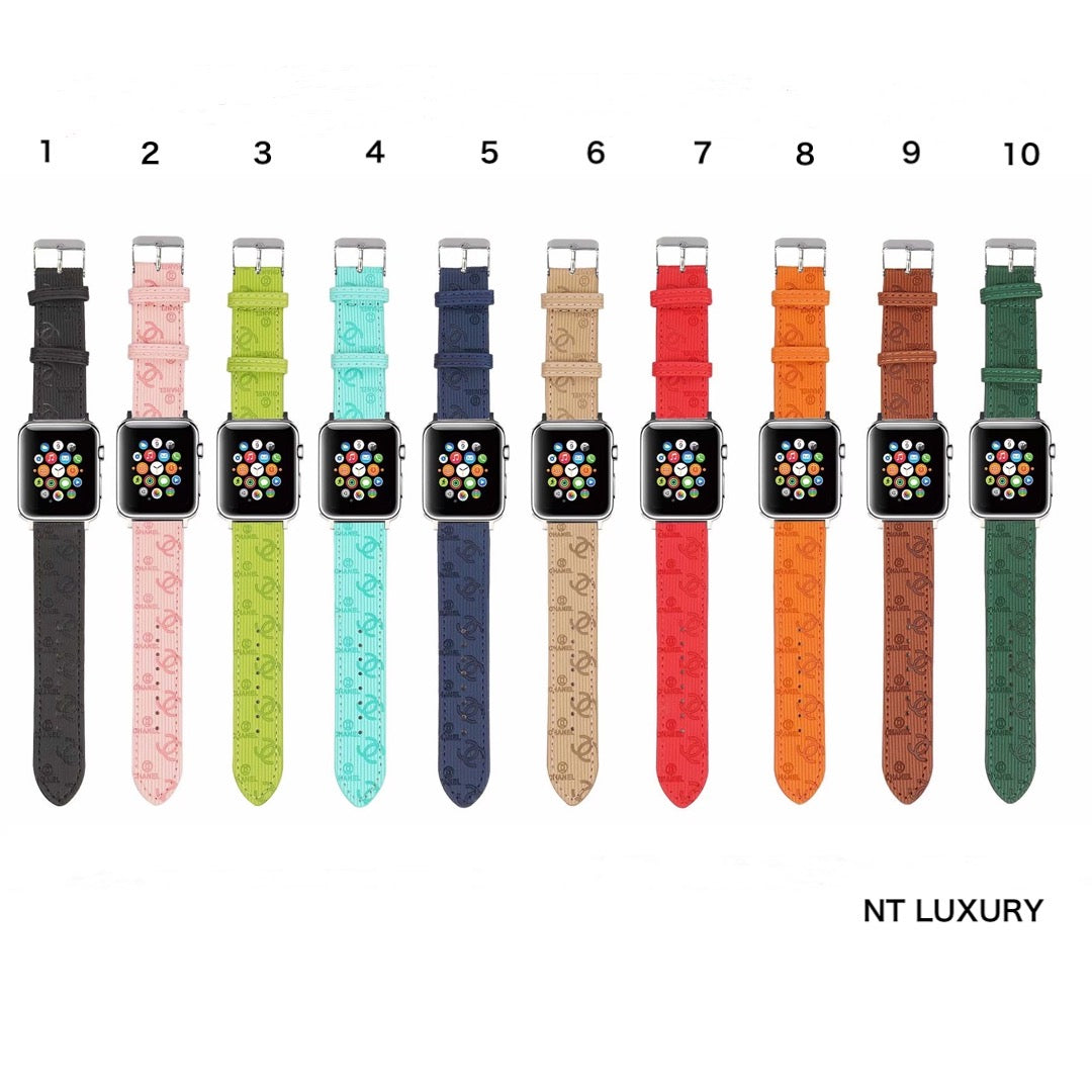 Bracelet iWatch fantaisie motif floral mignon