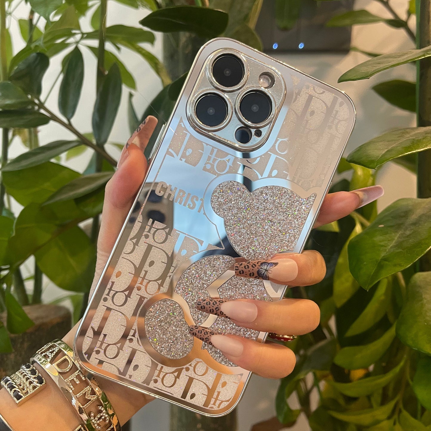 Coque de téléphone Ours Miroir - *UNE FOIS REÇUE, RETIRER LA COUCHE DE PLASTIQUE*