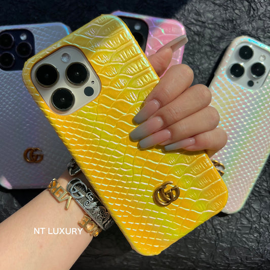 Bonne coque d'iPhone de conception laser