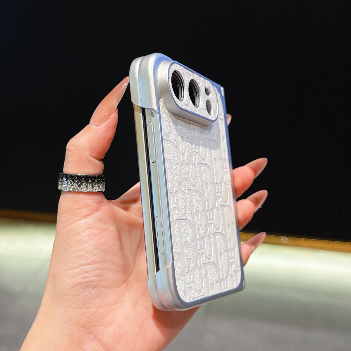 Fancy Dove Girl Phone Case For iPhone Duo with Middle Protection