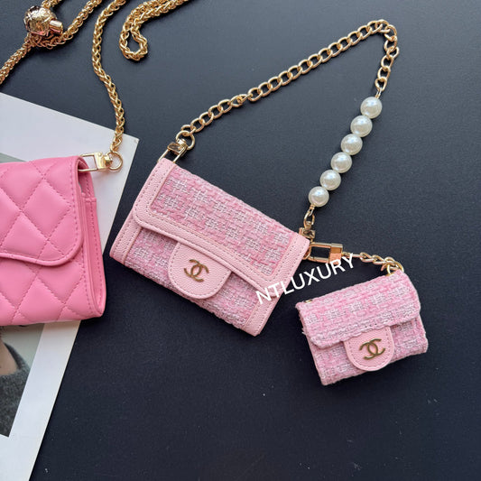 Coco Fine Wallet, lot de 3 (rose)