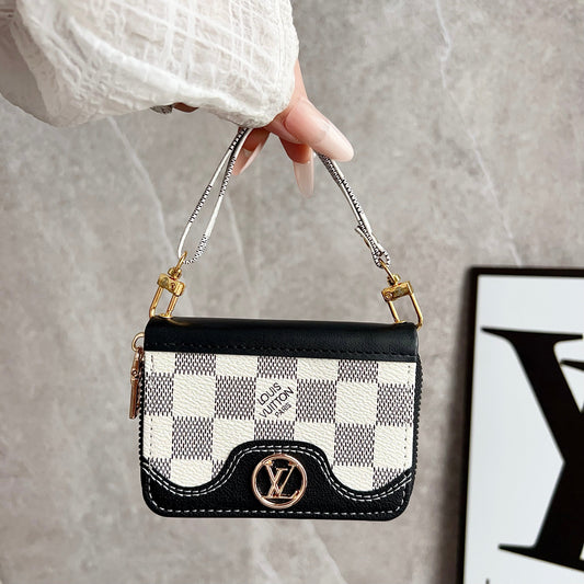 Latticed Love Cute Mini Wallet