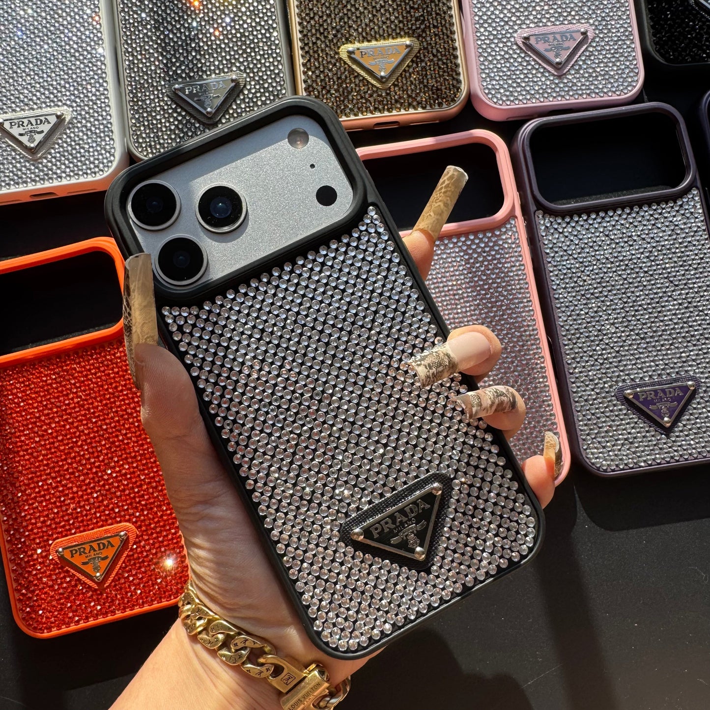 Night Queen Glitter Shining Phone Case (10 Color)