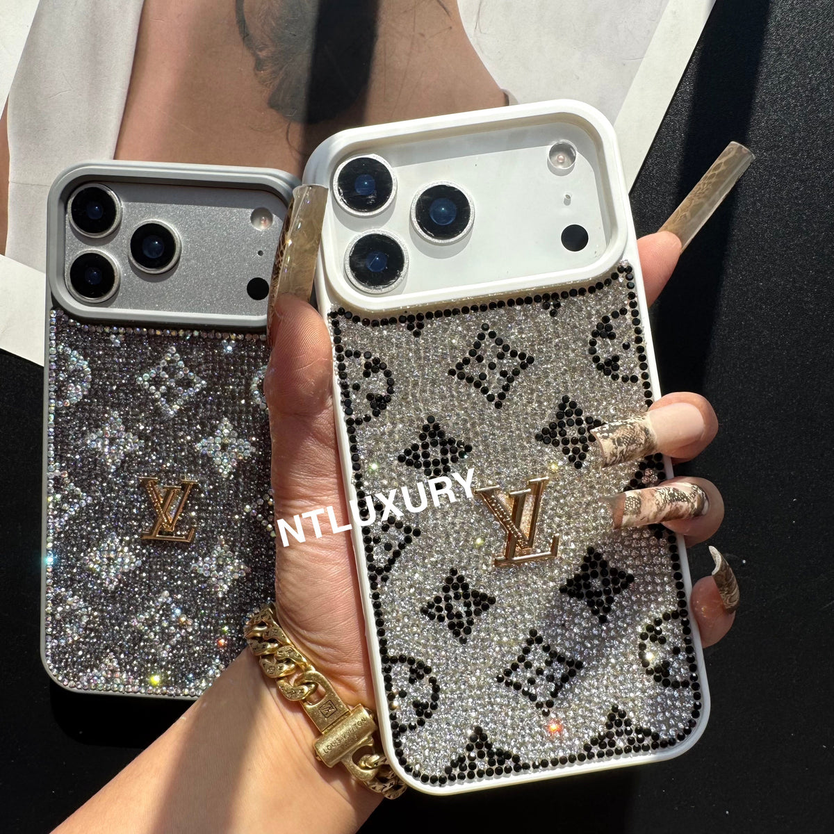 Night Queen Love Glitter Shining Phone Case