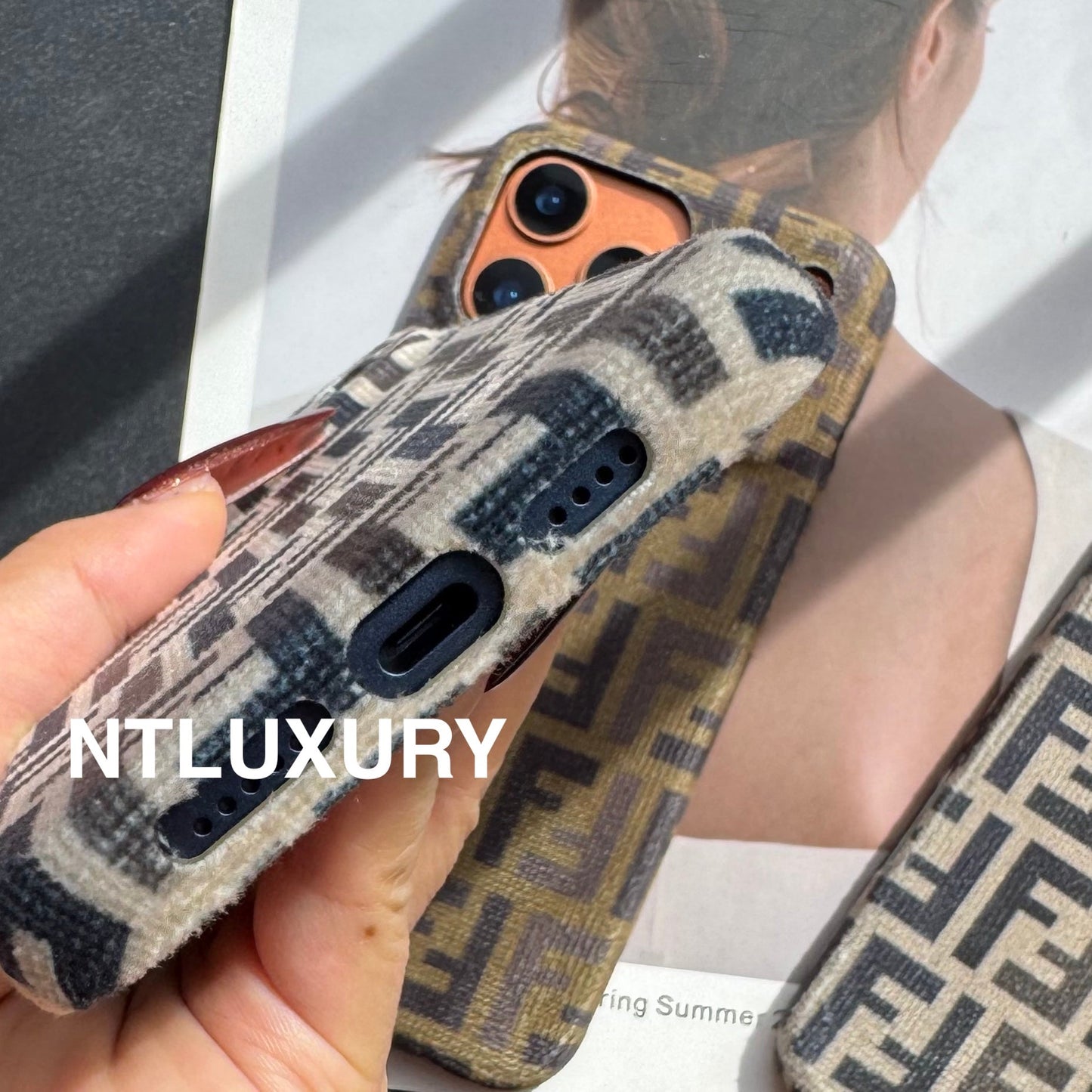 Fine Winter Furry Girl Phone Case