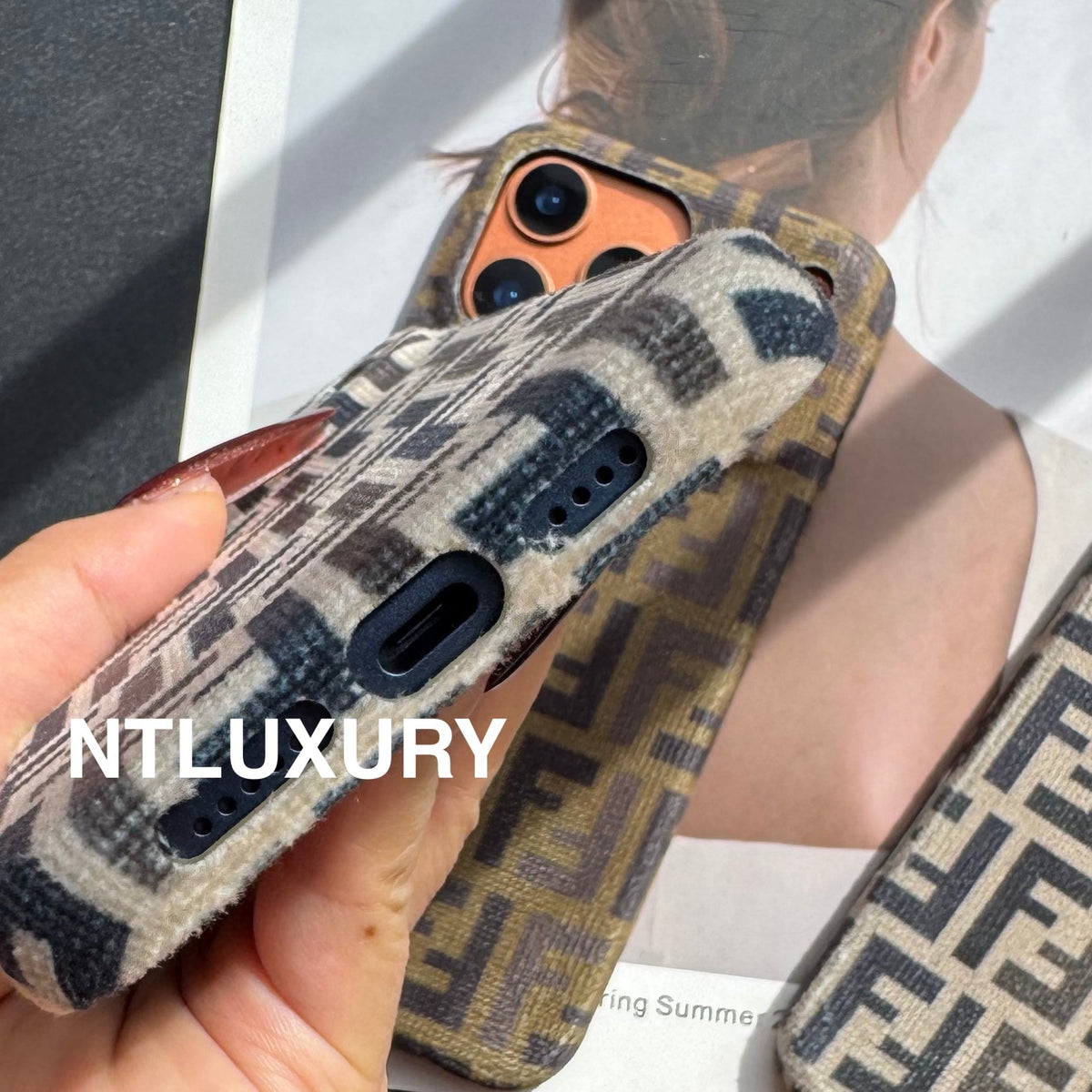Fine Winter Furry Girl Phone Case