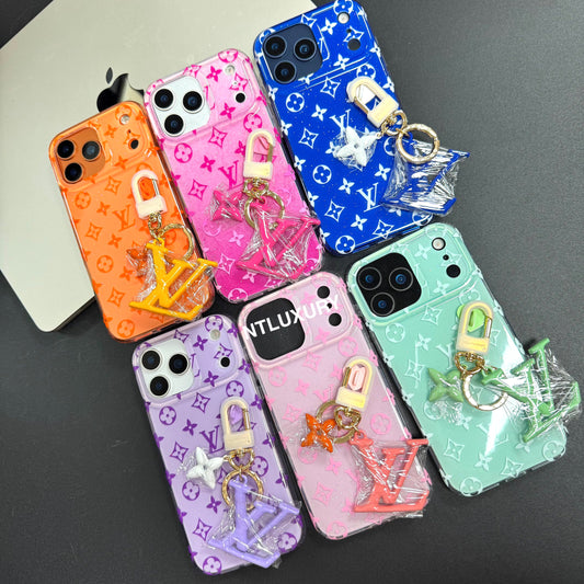 Coque de téléphone « Amour d'été » avec chaîne d'amour