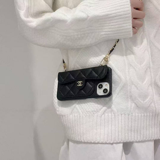 Süße Schafmädchen Design Handyhülle mit Kette
