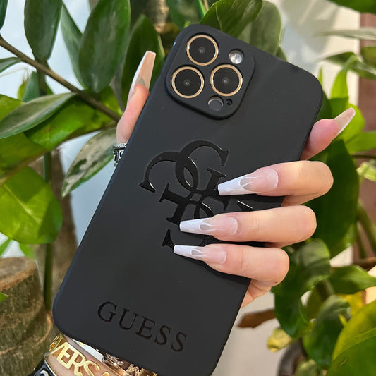 Coque de téléphone noire tendance (L GU)