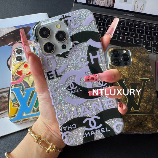 Coque iPhone Été Amour Scintillant