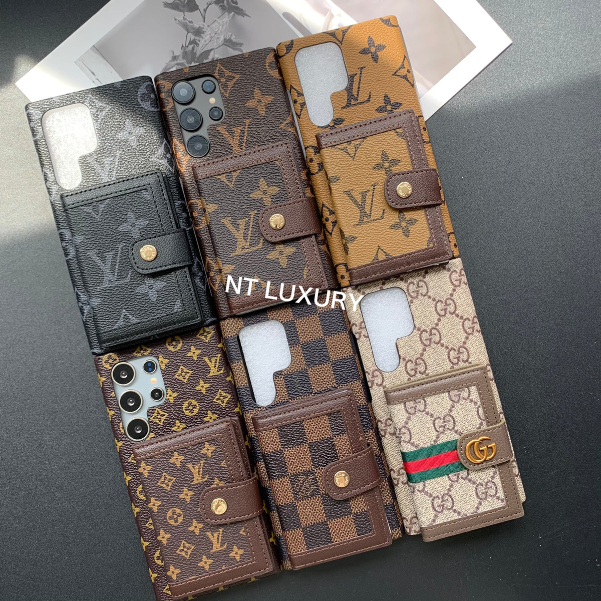 Coque de téléphone Samsung avec joli motif de sac à main