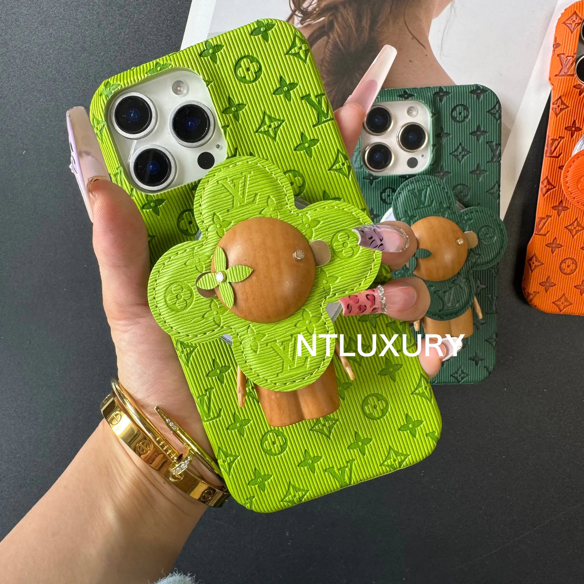 Coque iPhone Colorful Love avec support MagSafe