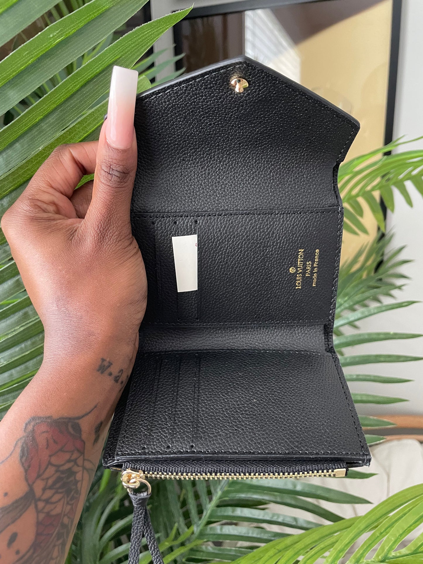 Black Logo Wallet *comes with box*