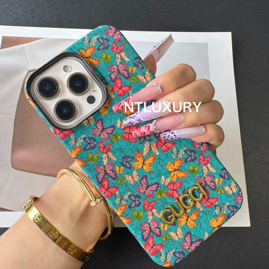 Coque de téléphone élégante avec motif floral