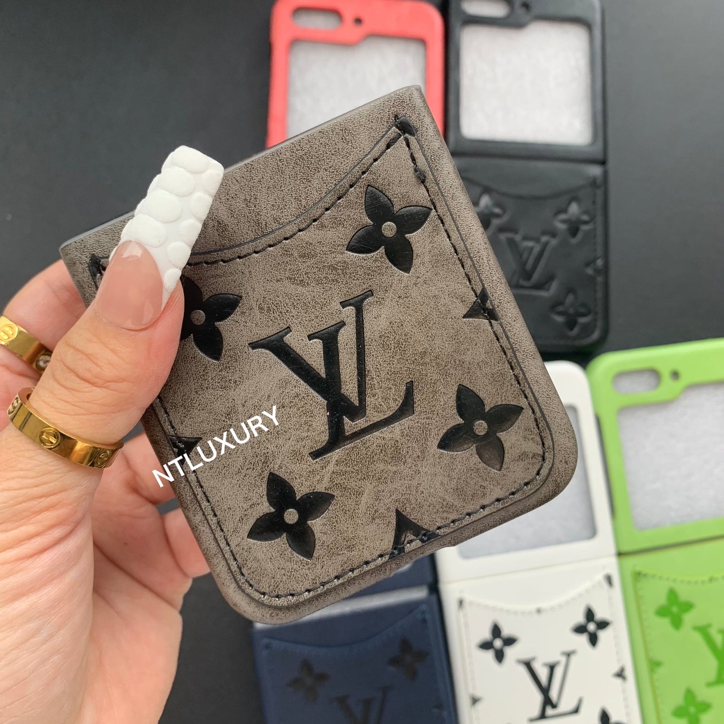 Press Love Samsung Case For Z-Flip Series with Pocket