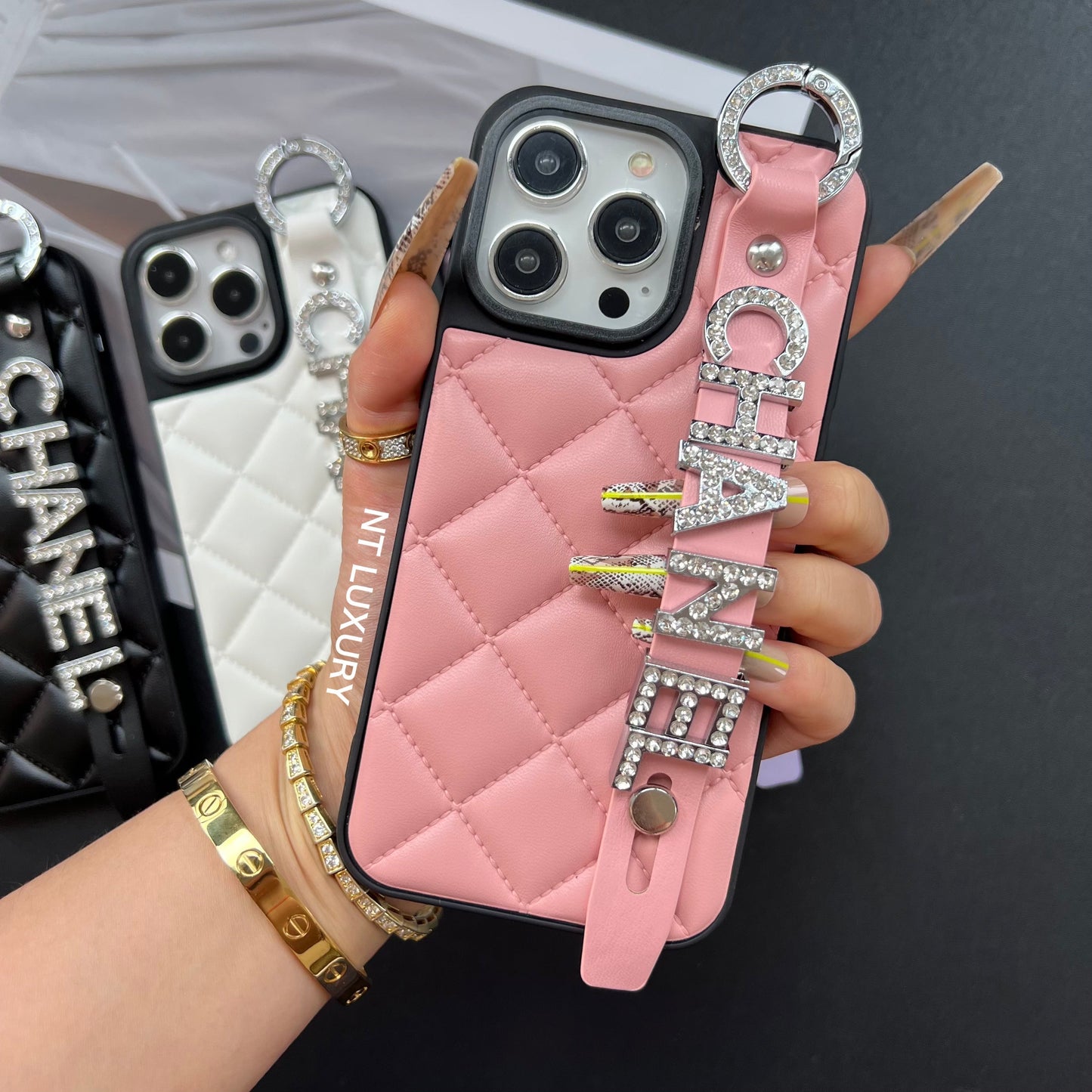 Coque Samsung Bande pailletée à la taille