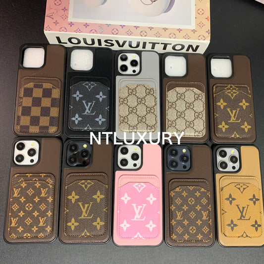 Coque de téléphone MagSafe avec porte-cartes (Pink Love)