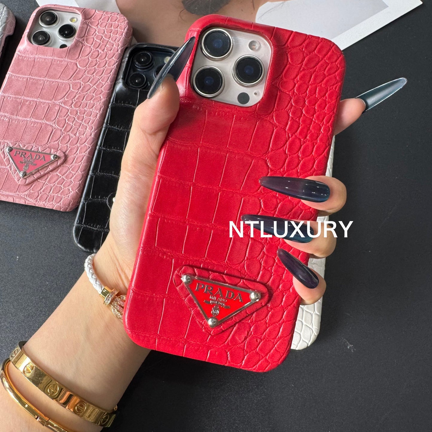 Pure Crocodile Pattern Phone Case