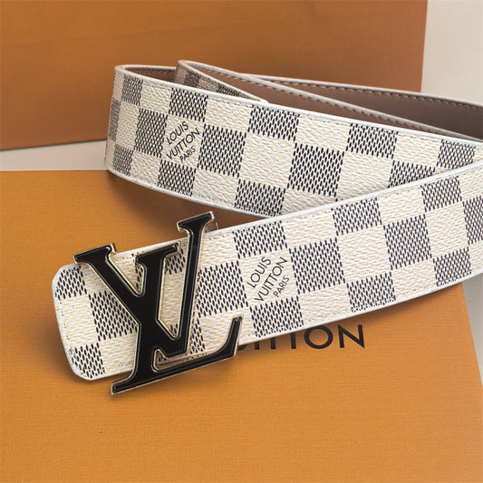Ceinture d'amour à boucle 2 couleurs (treillis blanc)