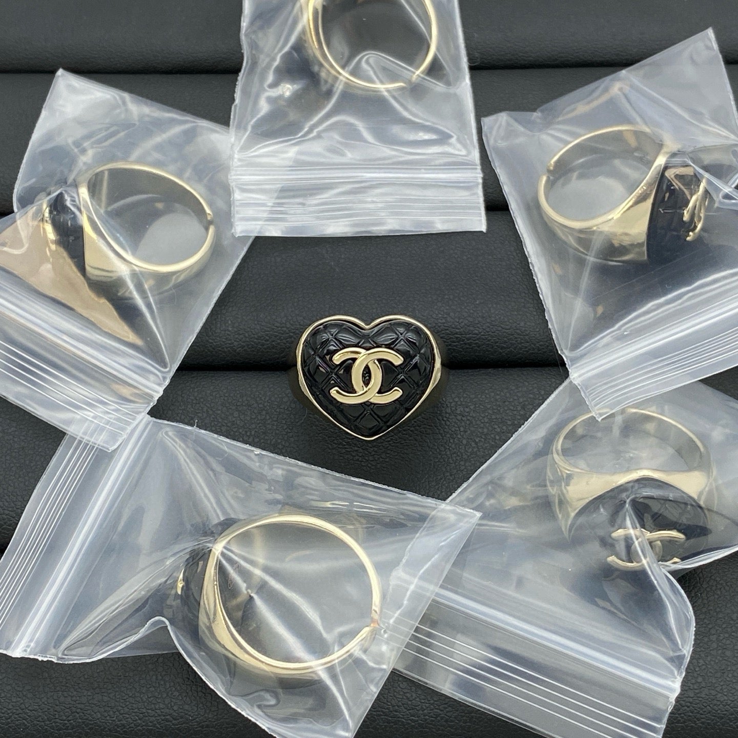 Vintage Cool Black Rings
