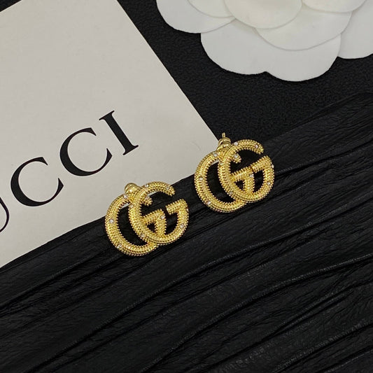 Good Diamond Golden Life Design 3 Set (Earrings+Brooch +Necklace)