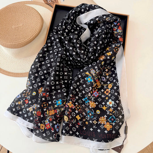 Love Vivian Silk Long Scarf