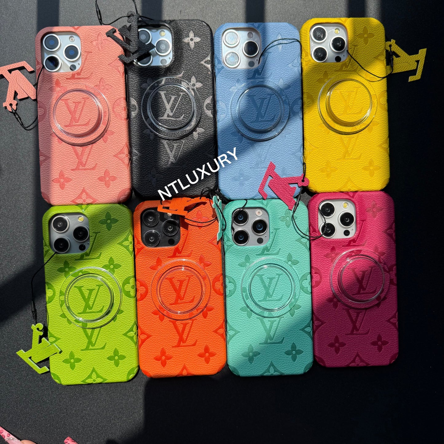 Rainbow Love iPhone Case with Magsafe Holder (Magsafe Case)