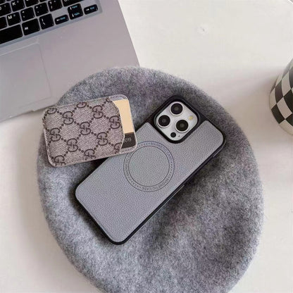 Magsafe Card Pocket Design Phone Case (Grey Good)
