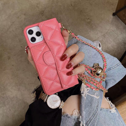 Étui tendance en cuir pour iPhone