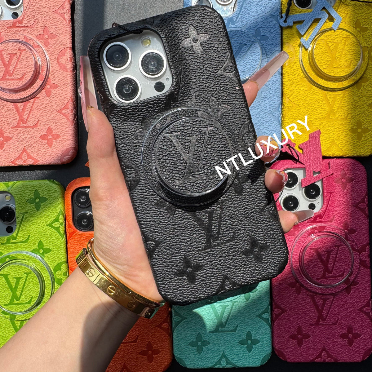 Regenbogen Liebe iPhone Hülle mit MagSafe Halterung (MagSafe Hülle)