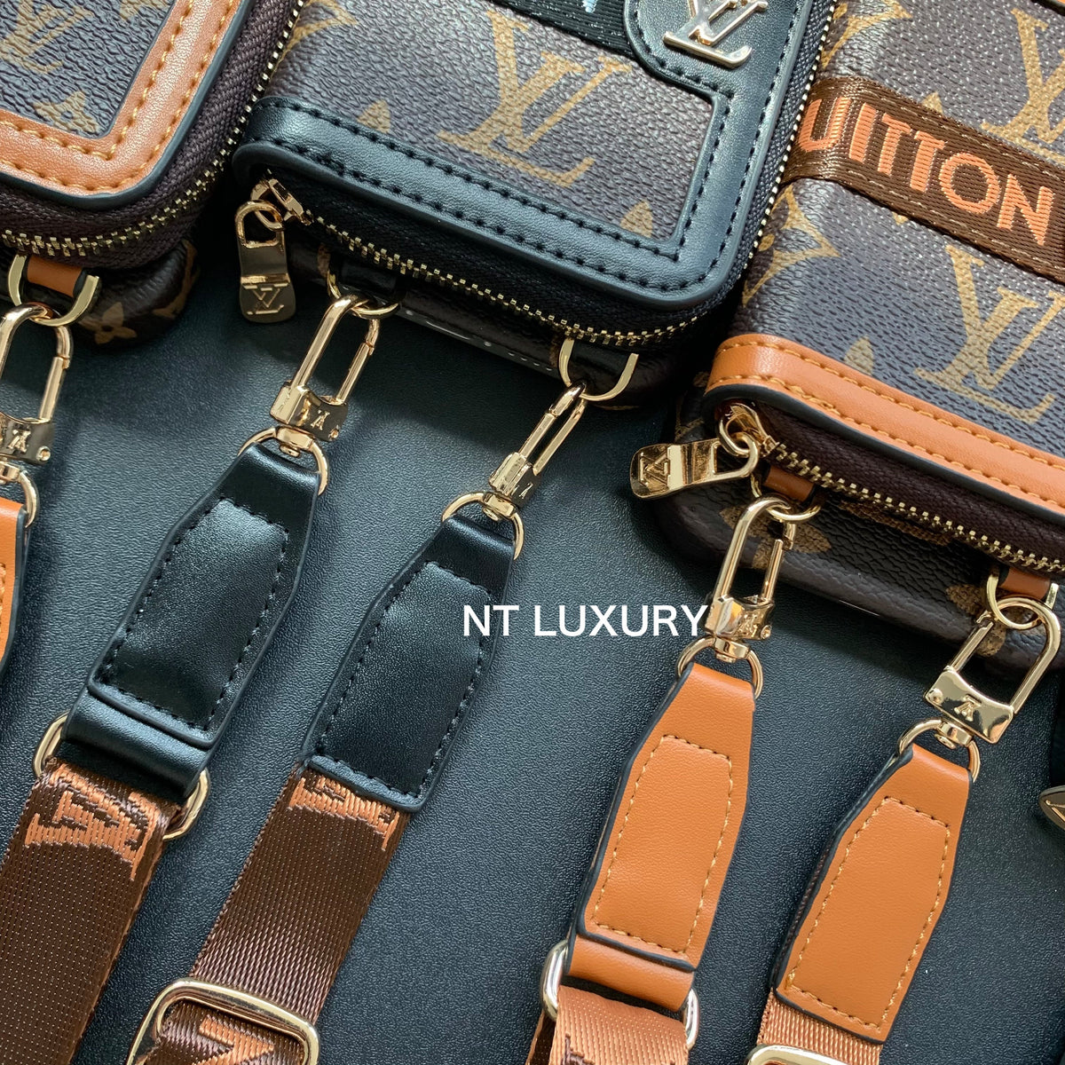 Einzigartige Handtaschen-Handyhülle mit Streifen (3er-Set)