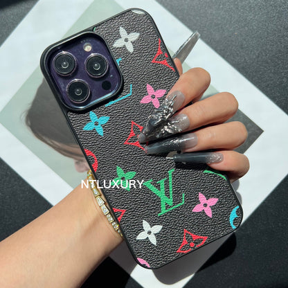 Coque de téléphone Amour traditionnel (Grand amour fantaisie - Noir)