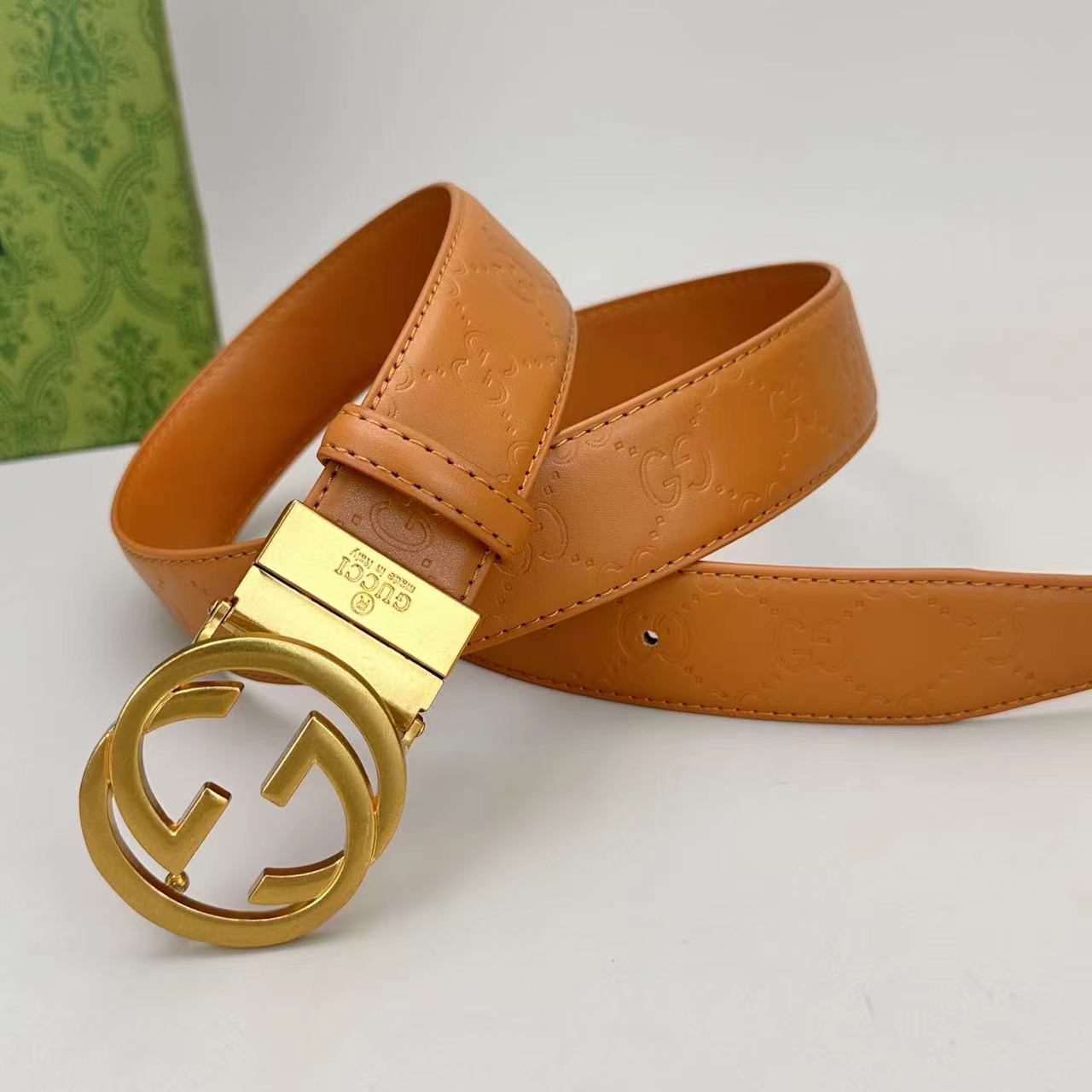 Circle Design Good Belt (Khaki Belt)