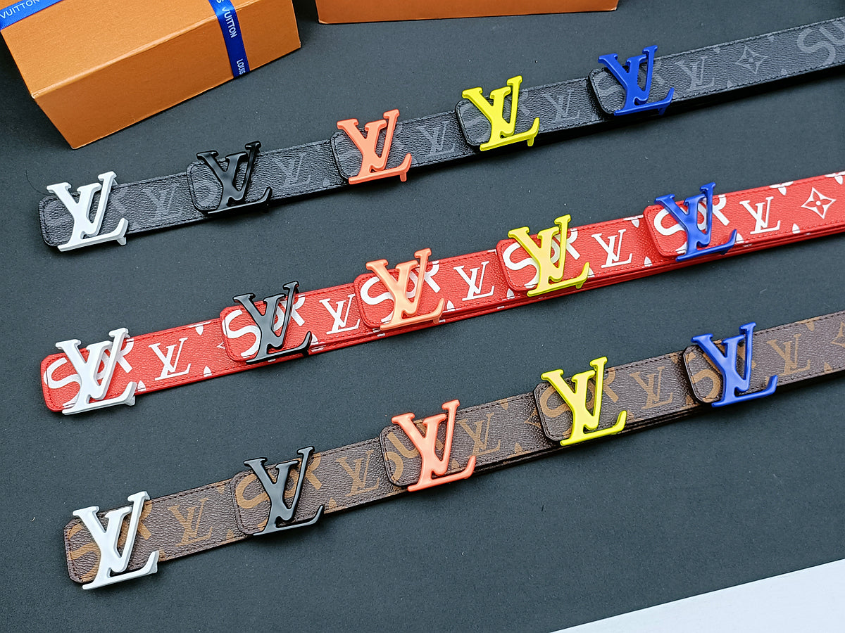 Fashion Colorful Brown Love Belt