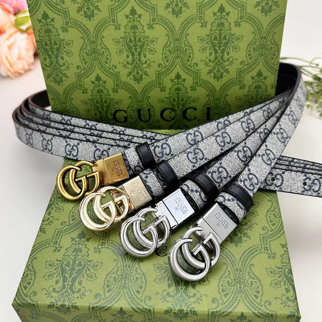 Floral Design Good Belt (Blue)