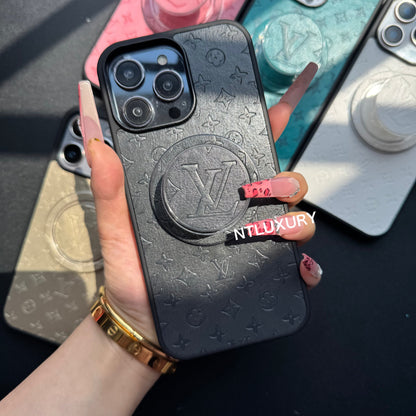 Einzigartige Press Love iPhone Hülle mit Magsafe Halterung