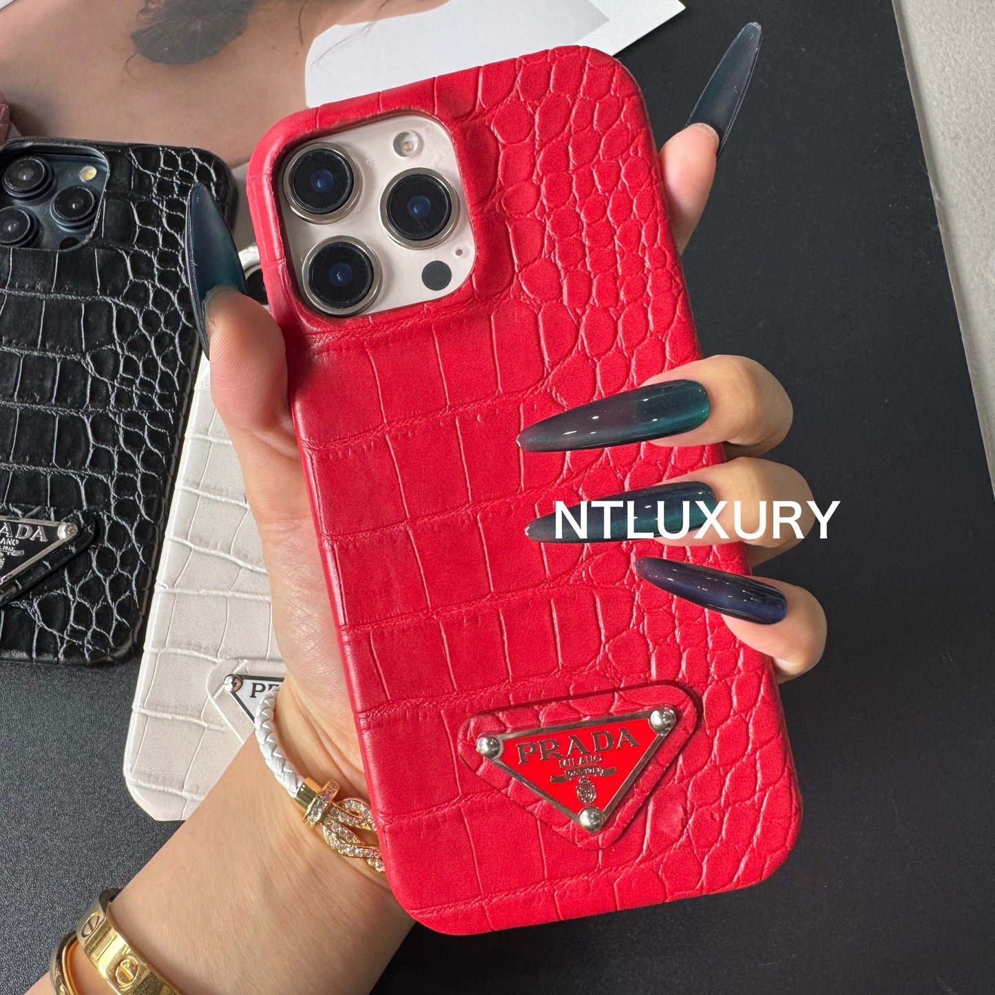 Pure Crocodile Pattern Phone Case