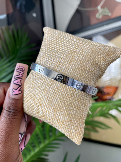 Bracelet Argent Amour (avec tournevis)