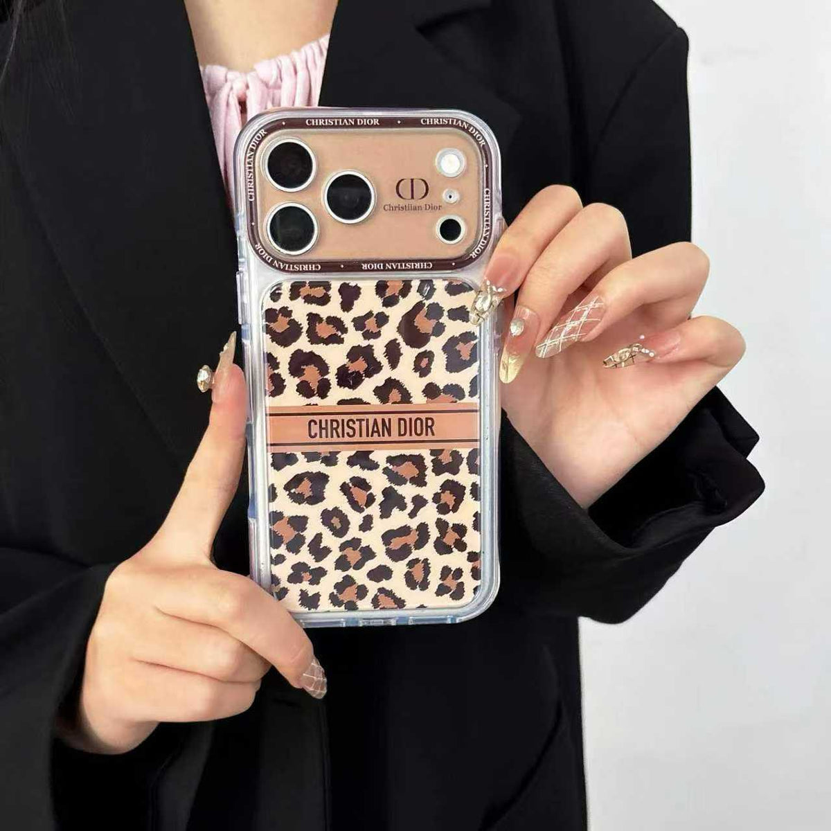 Leopard Dove Fancy Phone Case