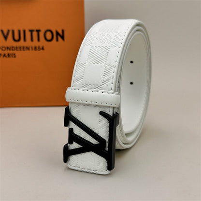 Ceinture classique de couleur (boucle noire)