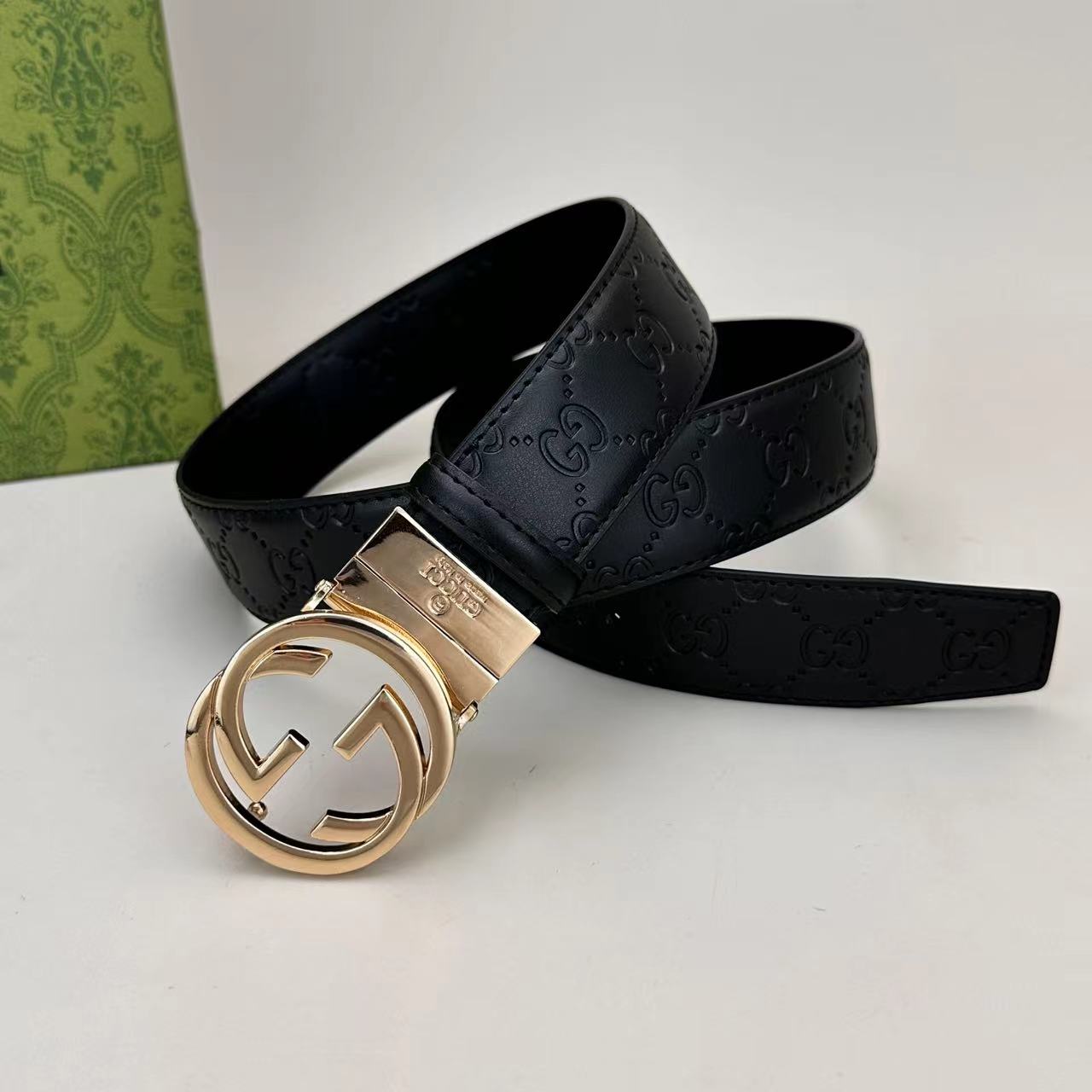 Circle Design Good Belt (Black)