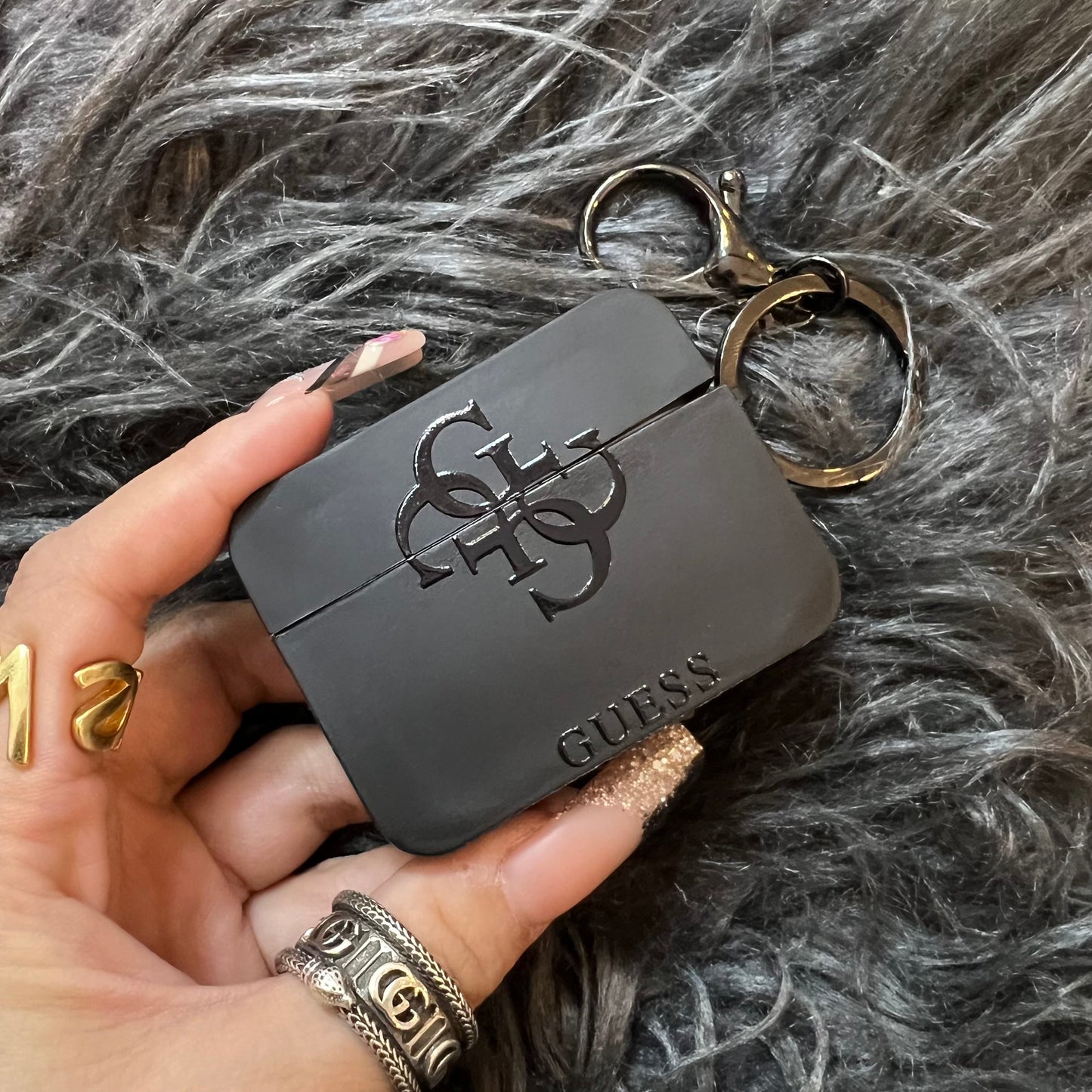 Étui AirPods Noir Tendance (L GU)